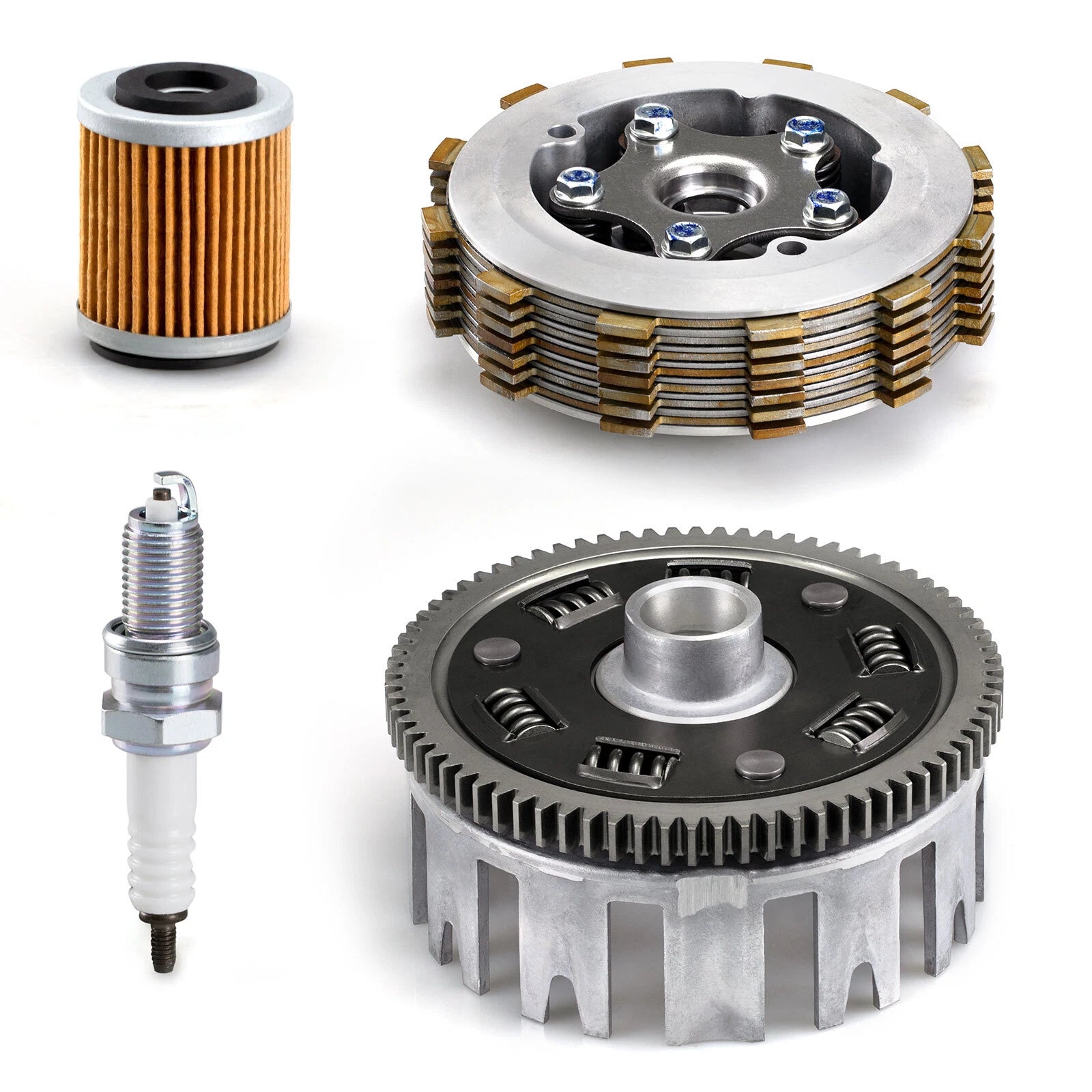 Clutch Assembly Kit & Basket for Yamaha YFM350 Raptor 350 (2004–2013)