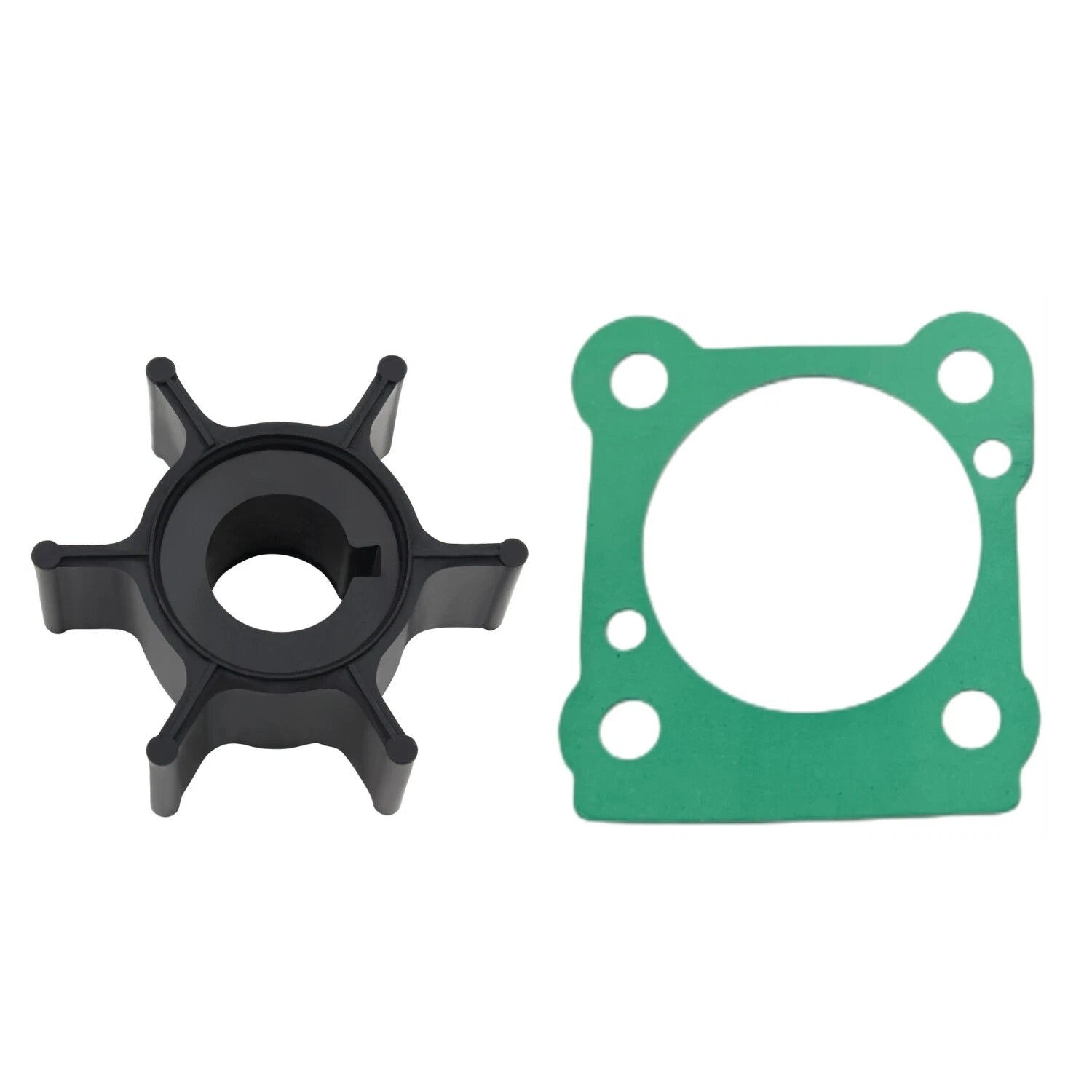 Water Pump Impeller & Gasket for Yamaha 2-Str 6 8 HP (6G1-44352-00)