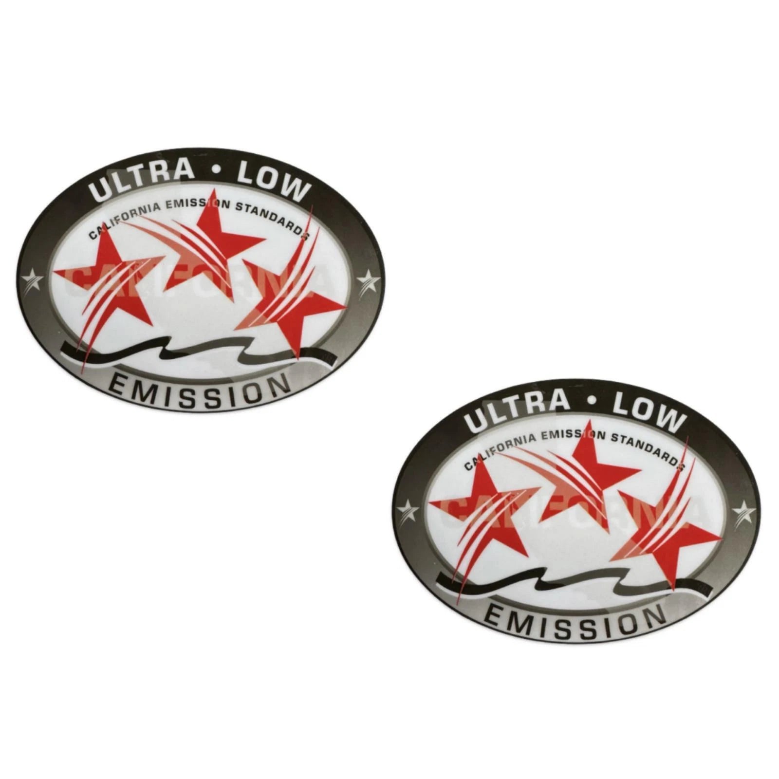 2X Ultra Low Emission 3 Star Sticker for Johnson Evinrude Tohatsu Outboard