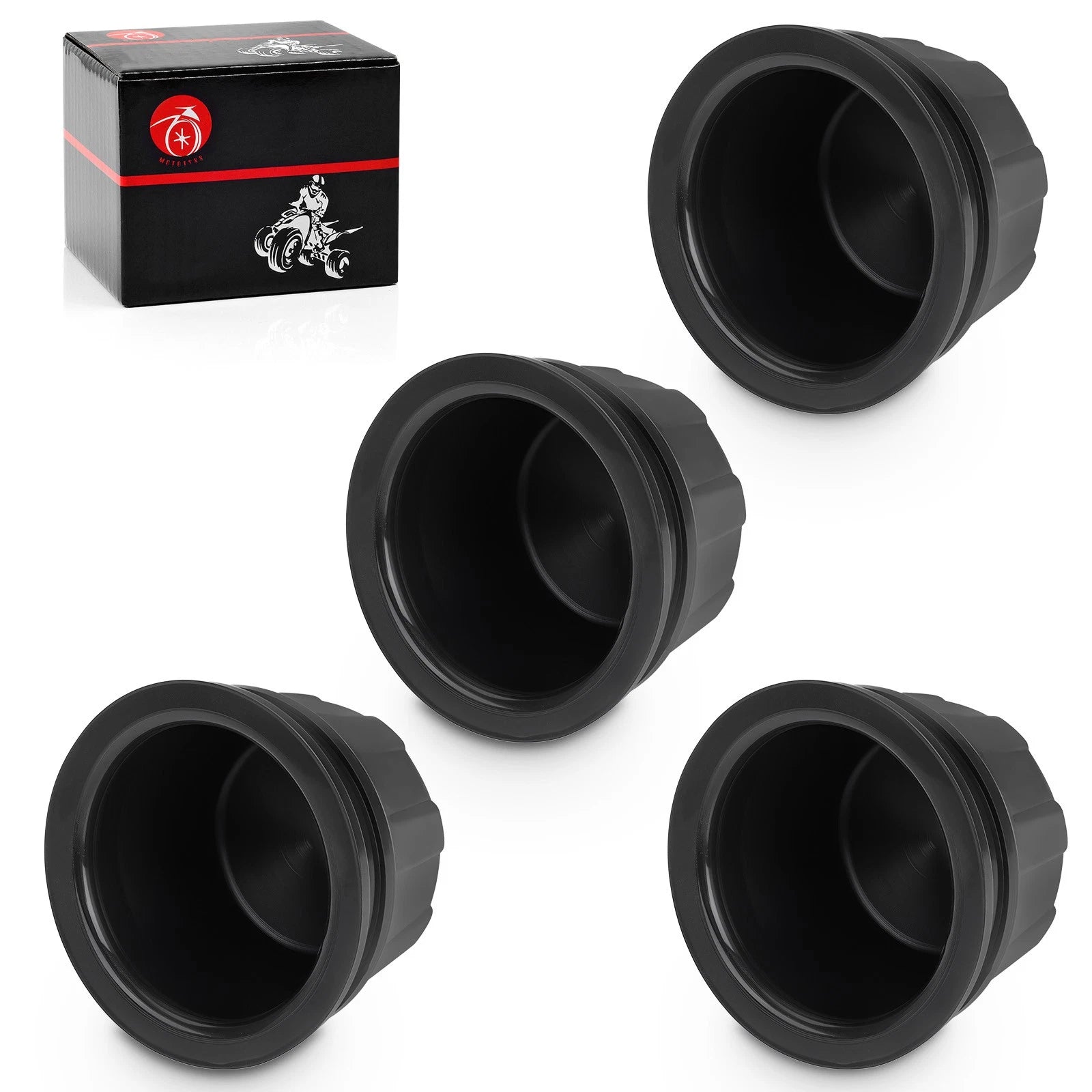 Set of 4 Wheel Hub Caps for Honda Rincon 680 TRX680FA (2006–2023)