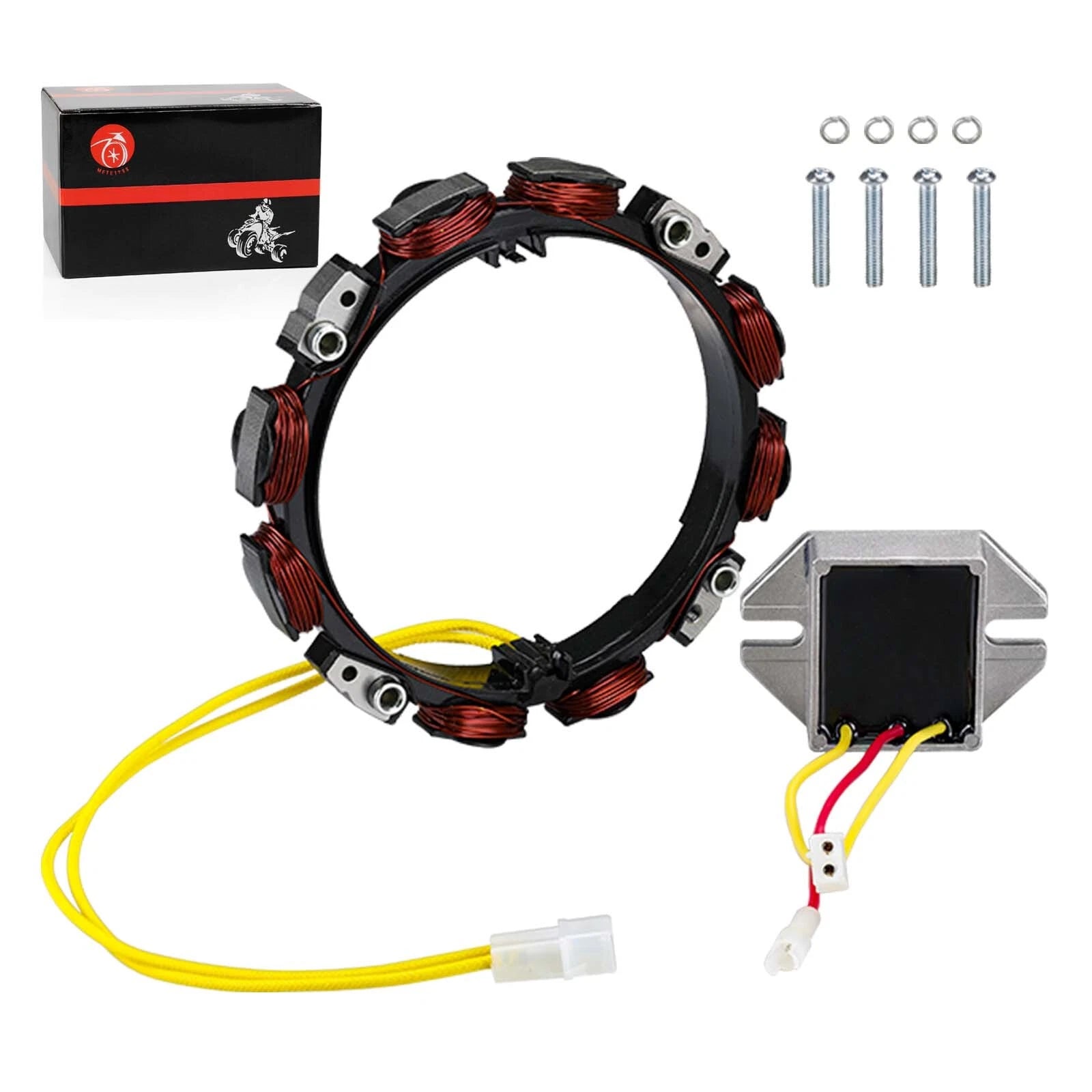 10/16 Amp Regulated Stator/Alternator for Briggs and Stratton (#696458, #592830)