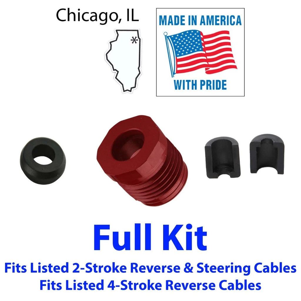 Billet Reverse Cable Lock Nut Full Kit for SeaDoo GS GTI GSX GTX RFI HX RX DI