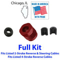 Billet Reverse Cable Lock Nut Full Kit for SeaDoo GS GTI GSX GTX RFI HX RX DI
