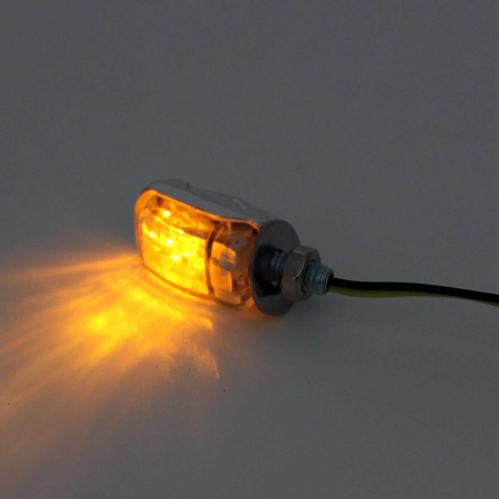 LED Chrome Micro Mini Indicators for Motorcycle (T9)