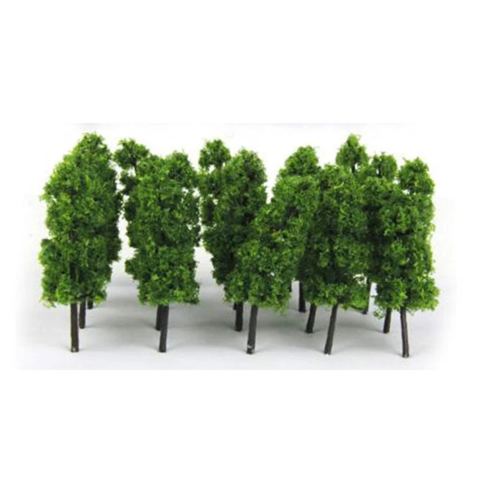 40Pcs Model Trees for DIY Train Railroad Layout HO OO Scale 8cm