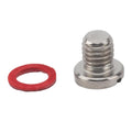 Slot Head Drain Fill Plug Screw & Gasket Kit for Yamaha Outboards (Lower Unit)