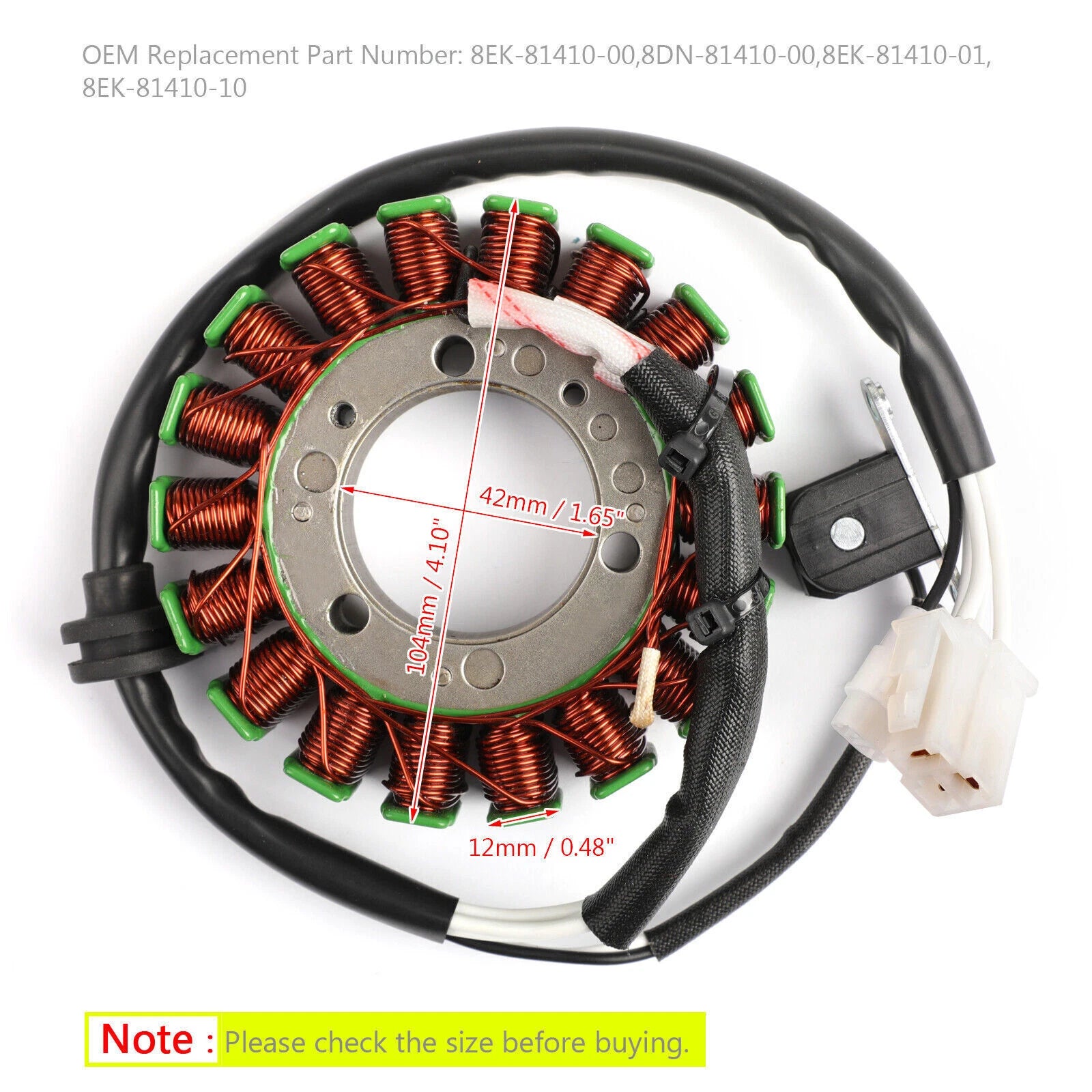 Generator Stator for Yamaha SRX 700 / Venture 700 / SX 700 (2000–2006)