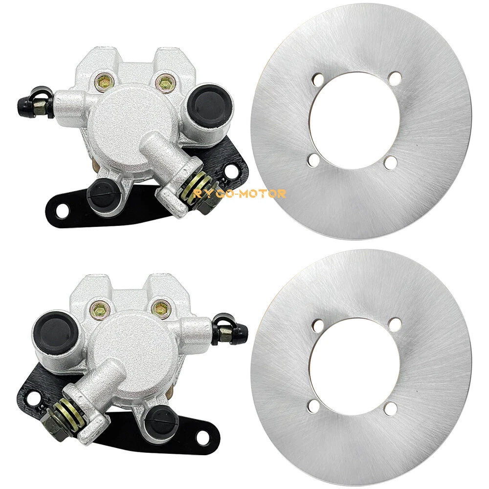 Front Brake Calipers & Disc Rotor for Suzuki Eiger 400, Vinson 500 (2002–2009)