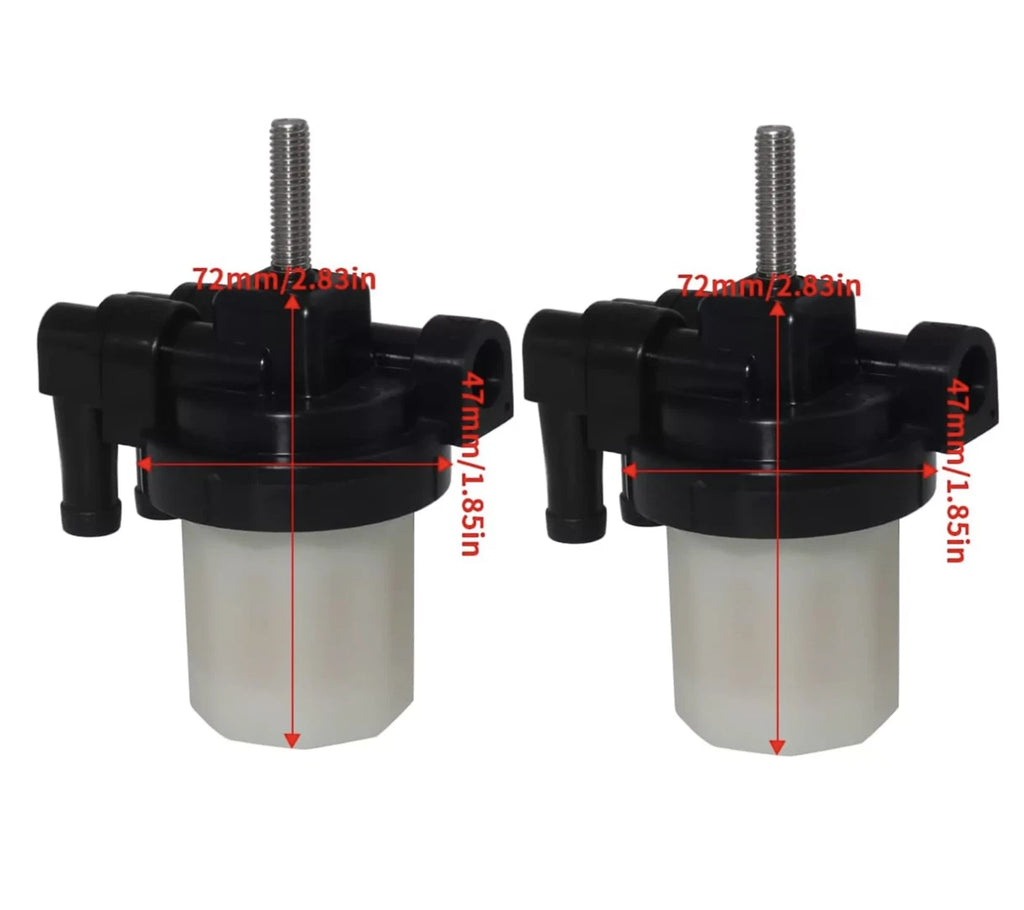 2Pcs Fuel Filter for Mercury Outboard 4-Stroke (30HP-60HP, 35-879884T)