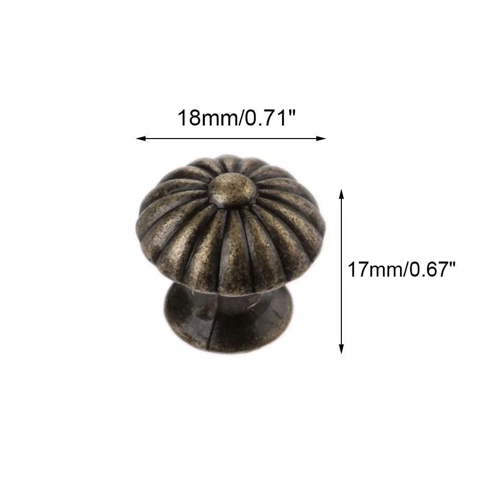 5Pcs Zinc Alloy Vintage Drawer Pull Knob for Cabinet, Jewelry Box
