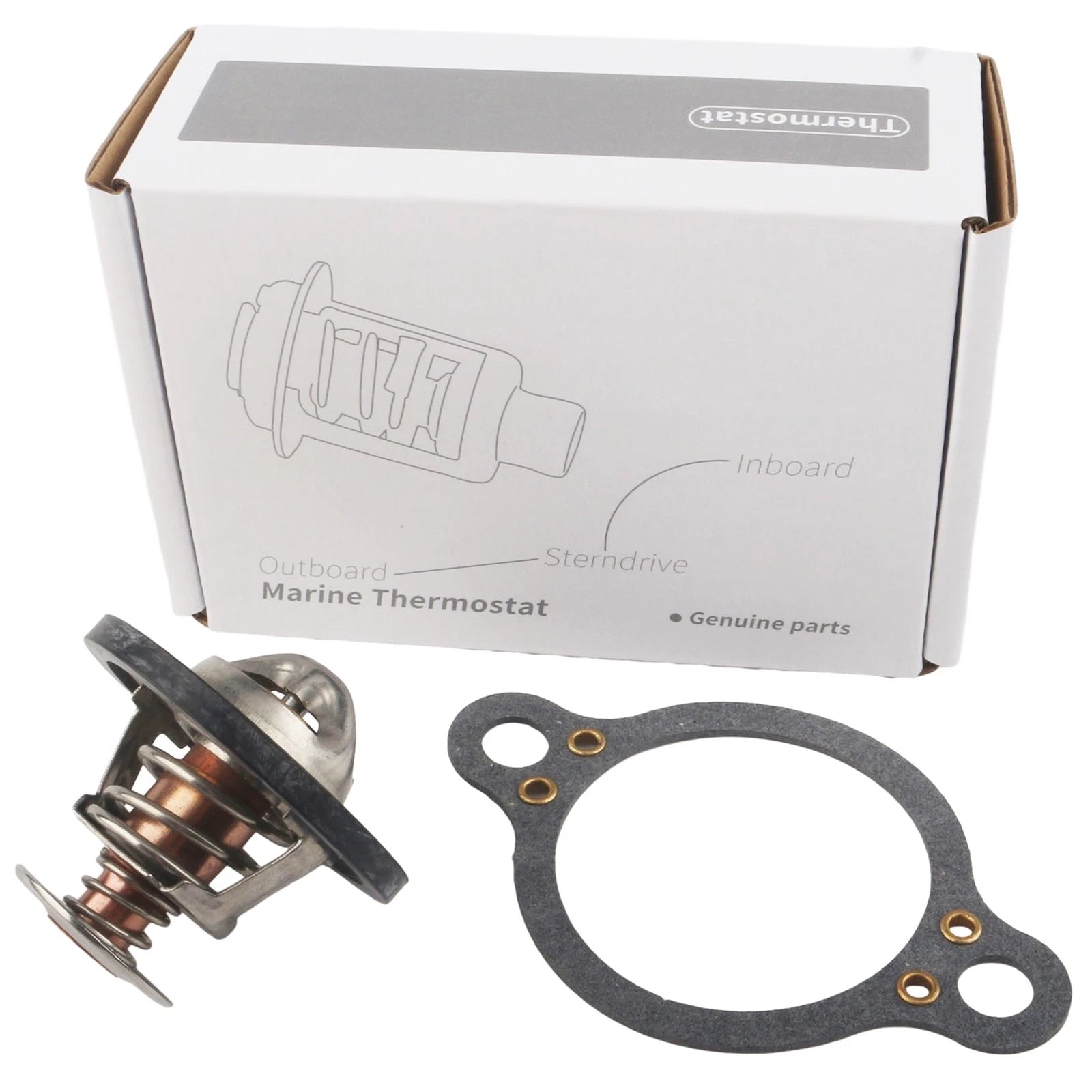 Thermostat Kit for Volvo Penta 4.3 5.0 5.7 5.8 7.4 8.1 8.2 L (1990–2023) 3831426 875788
