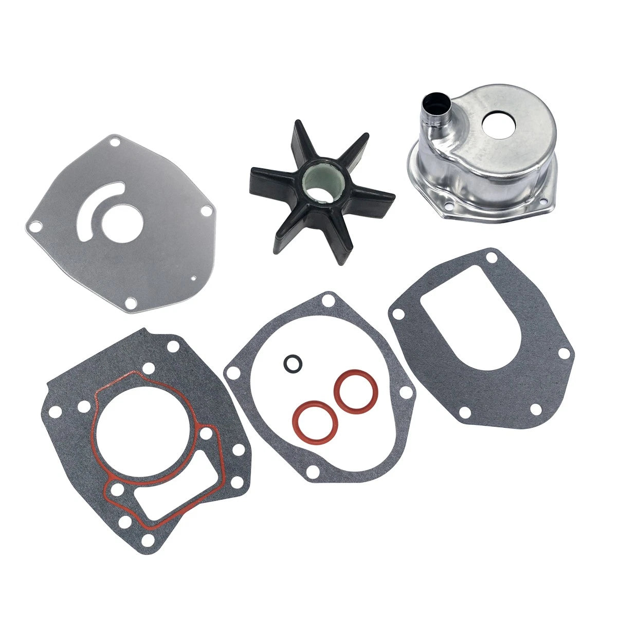 Water Pump Kit & Housing for Honda Marine 70HP 90HP (1990–1999) 19021-ZW1-003 06192-ZW1-305