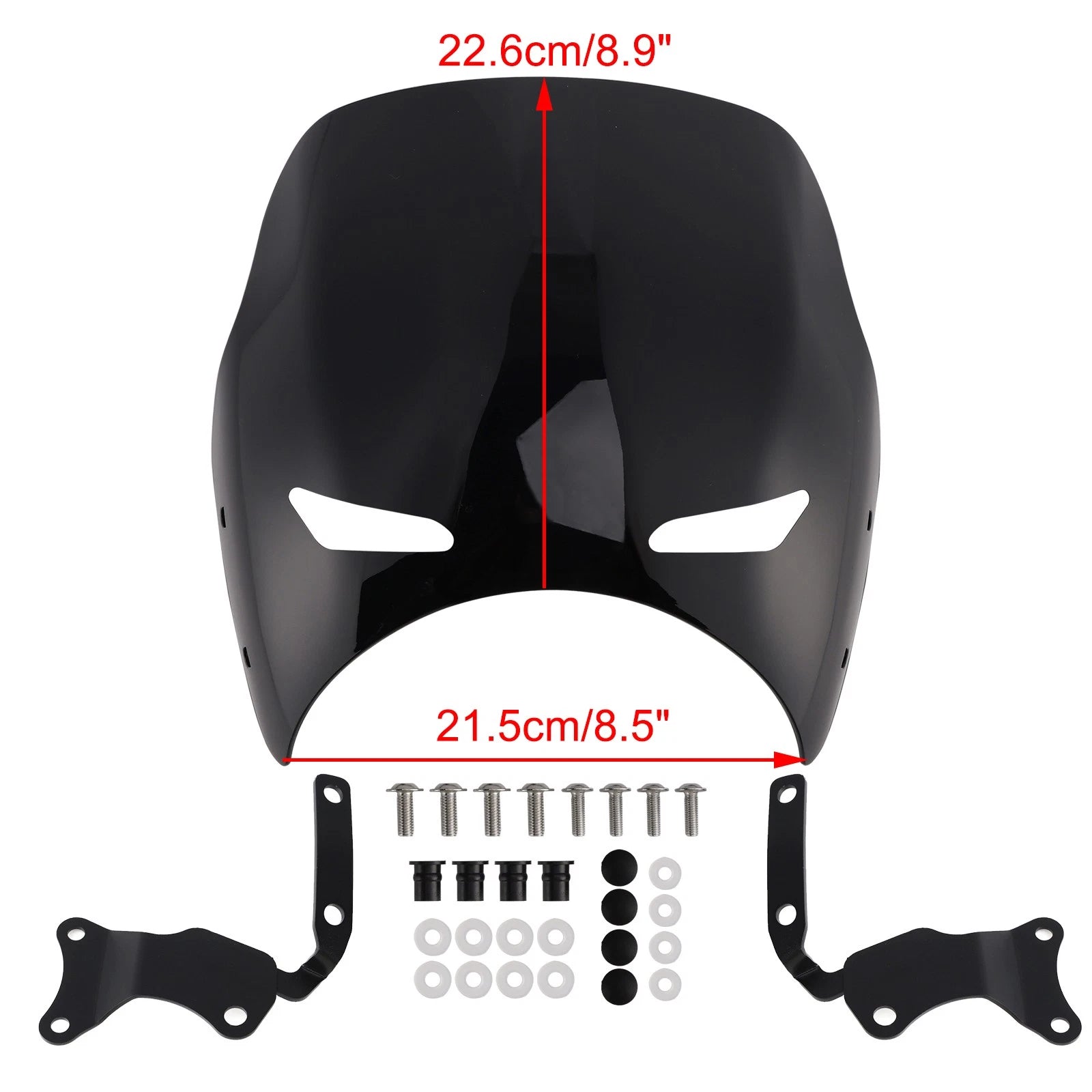 Windshield Windscreen for Honda CB400 Super Four (2019–2022) Black