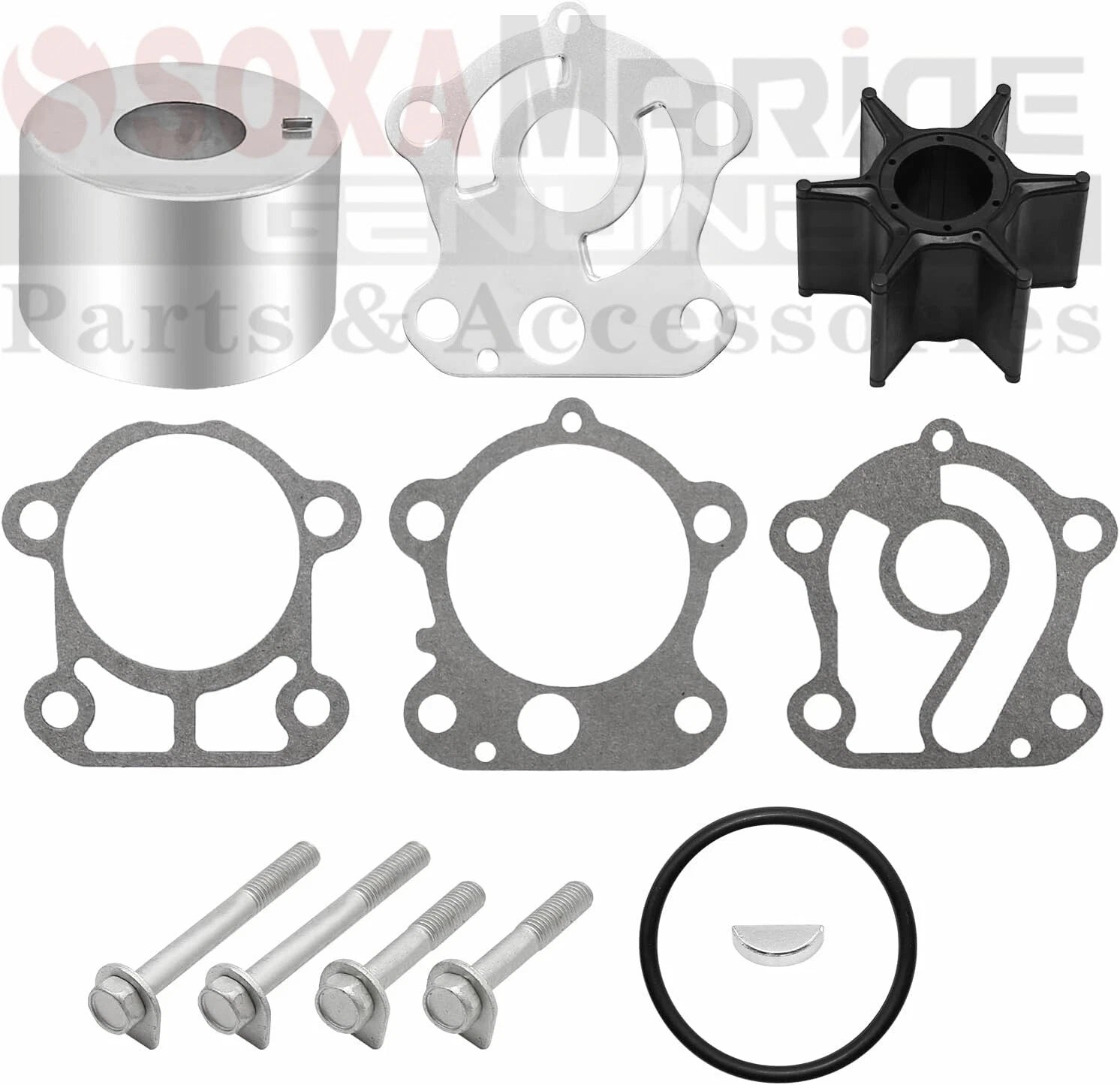Water Pump Service Kit for Yamaha Marine F75 F80 F90 F100 (18-3451, 67F-W0078-00)