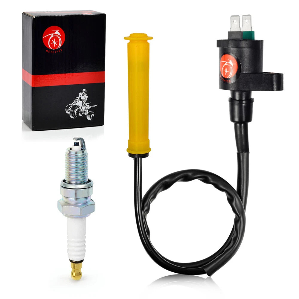 Ignition Coil Spark Plug for Honda XR650L (1993–2023) 30510-MN1-680 30700-KF0-163