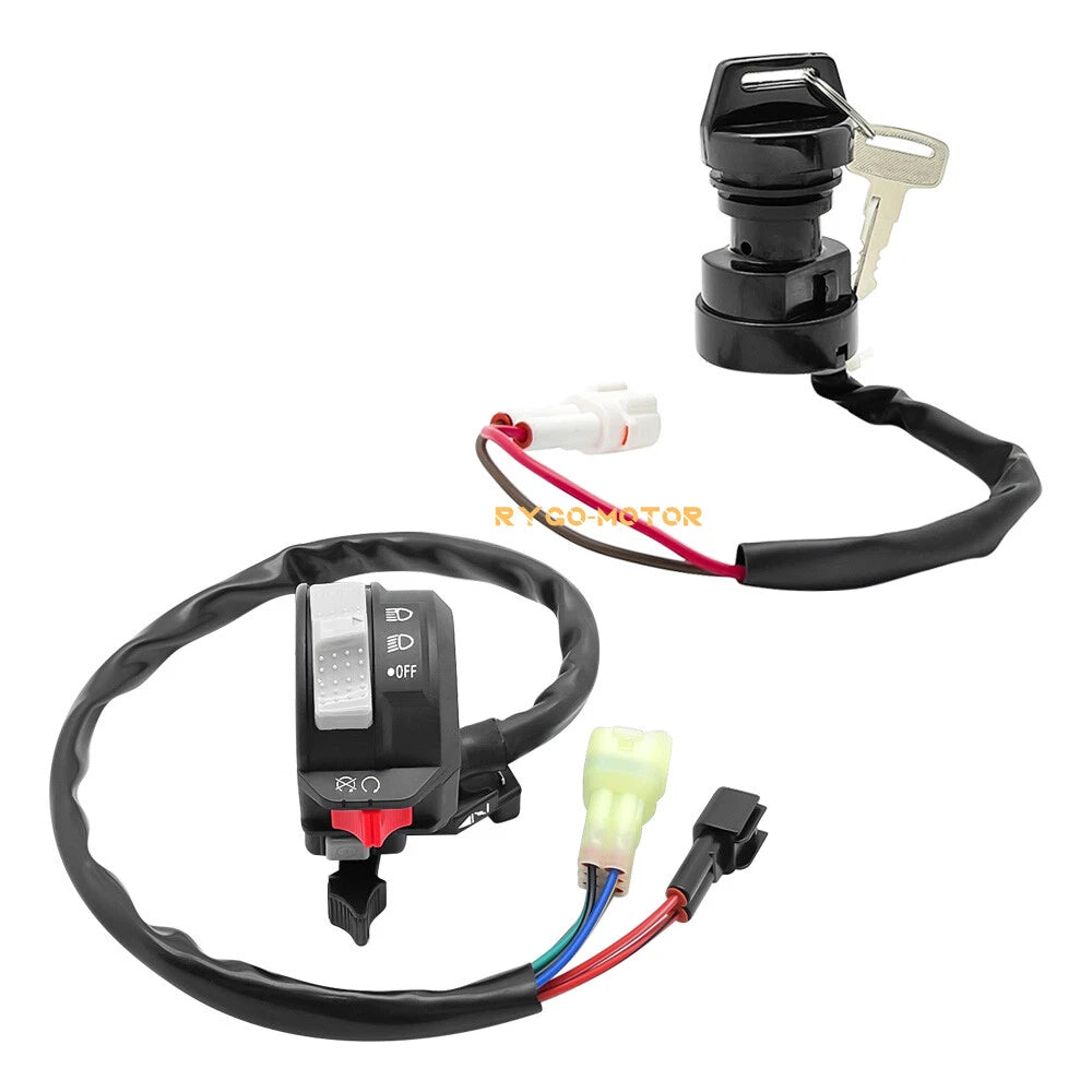 Start Stop Switch & Ignition Key Switch for Yamaha Wolverine 350 (2006–2009)