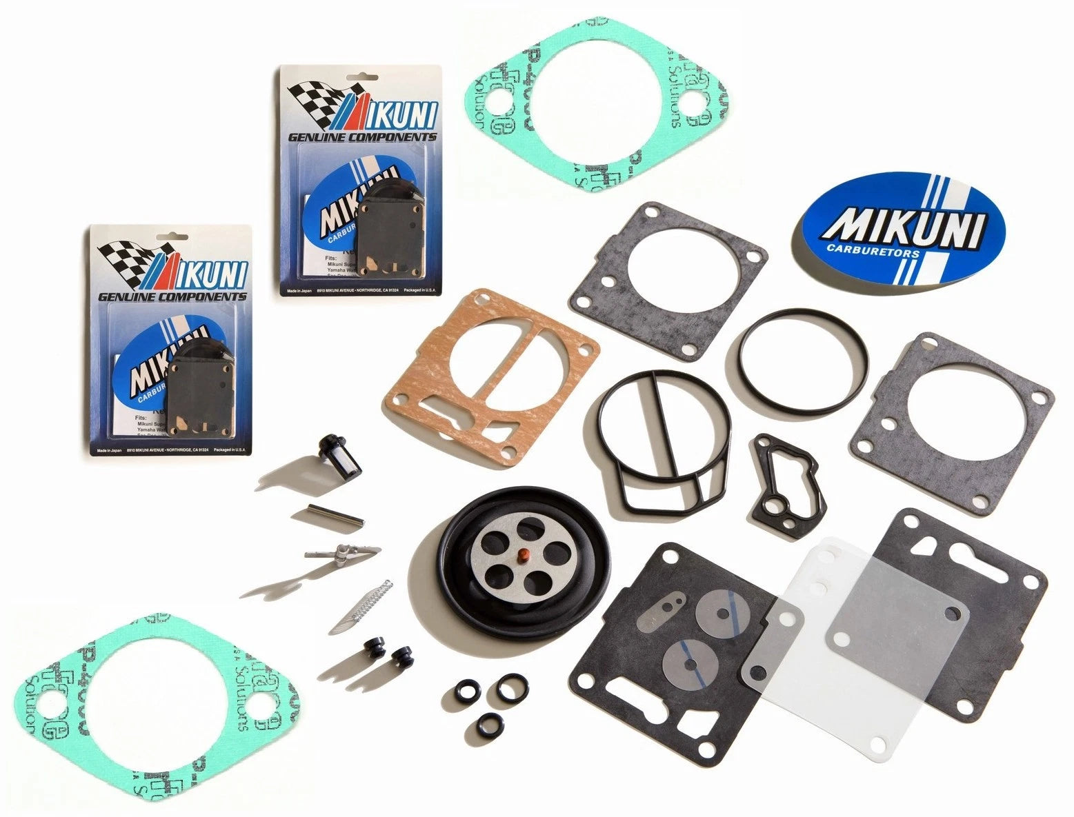 Carburetor Rebuild Kit & Base Gaskets for SeaDoo GTX XP SPX (1997–2002)