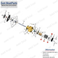 Impeller Kit with Puller for Sherwood P171 P172 P173 P176