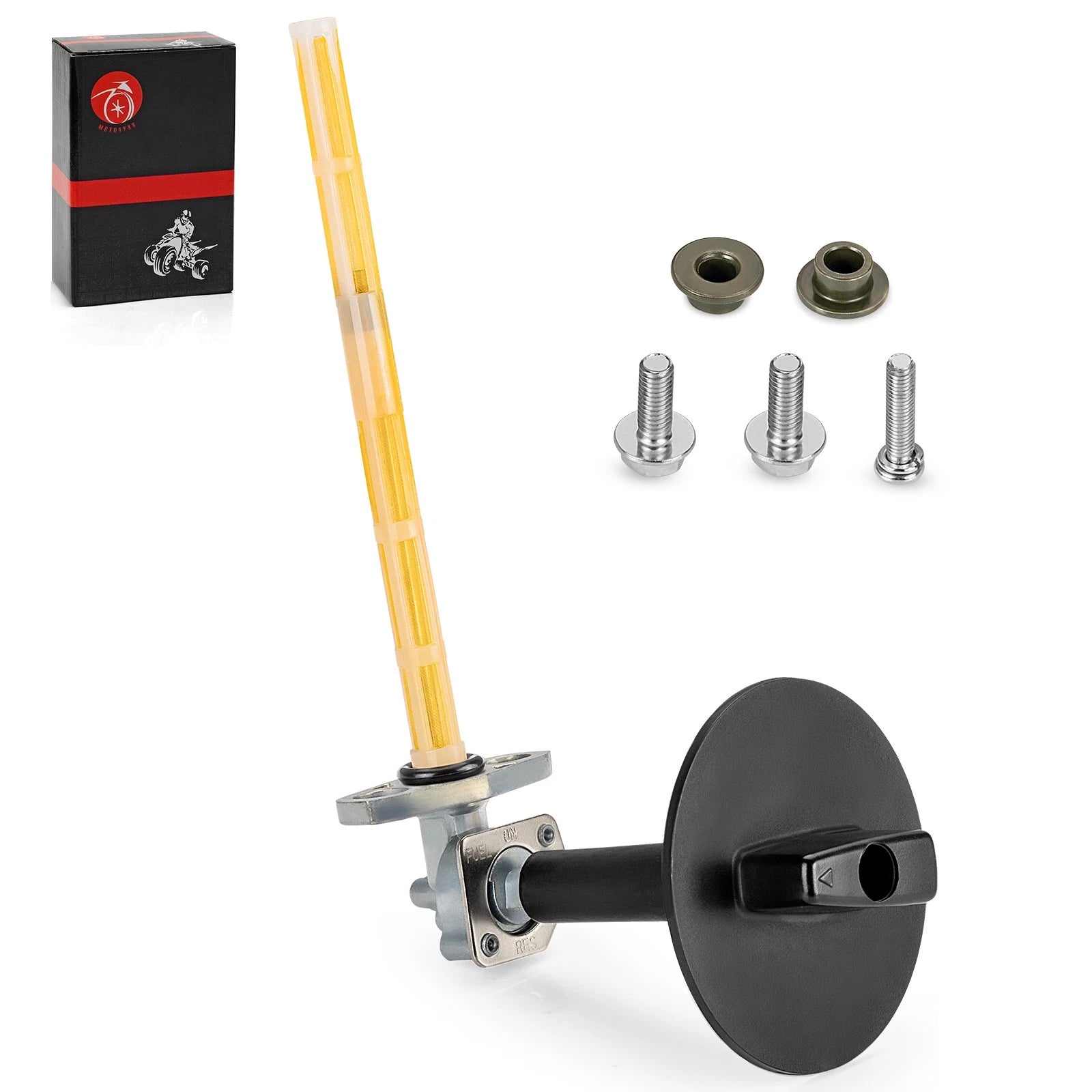 Fuel Valve Petcock & Lever Screw for Honda Rancher 420 TRX420TE (2007–2013)