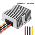 DC-DC 24V to 12V Step-Down Converter Regulator for Car Power Supply (30A)
