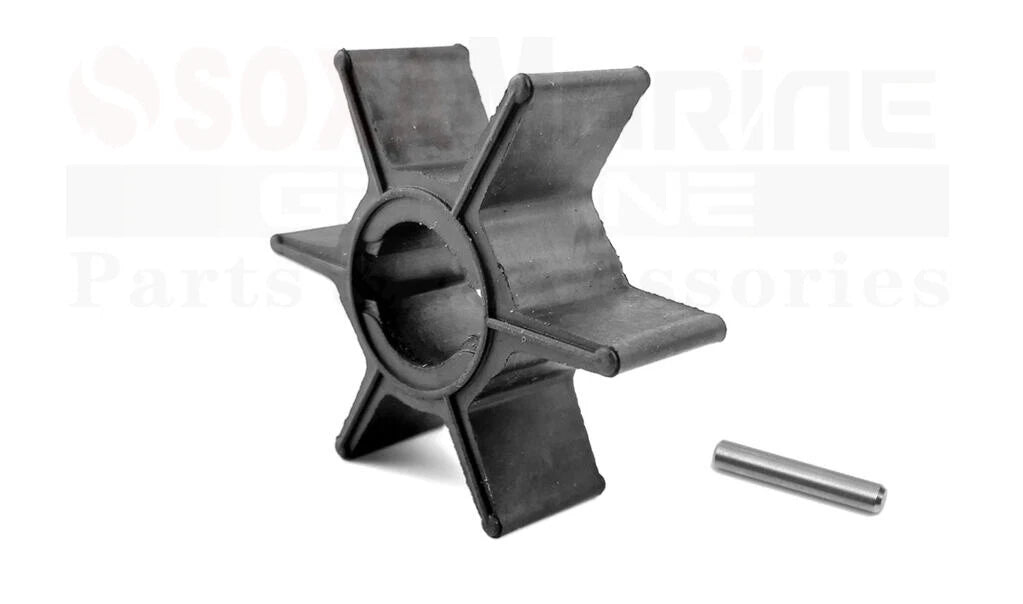Water Pump Impeller & Key for Johnson Evinrude 2HP 2.3HP 3HP 3.3HP (N/A)
