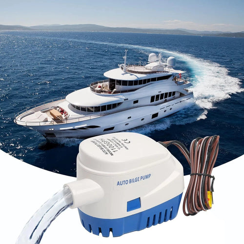 12V 1100GPH Electric Bilge Pump for Boat Marine (Universal)