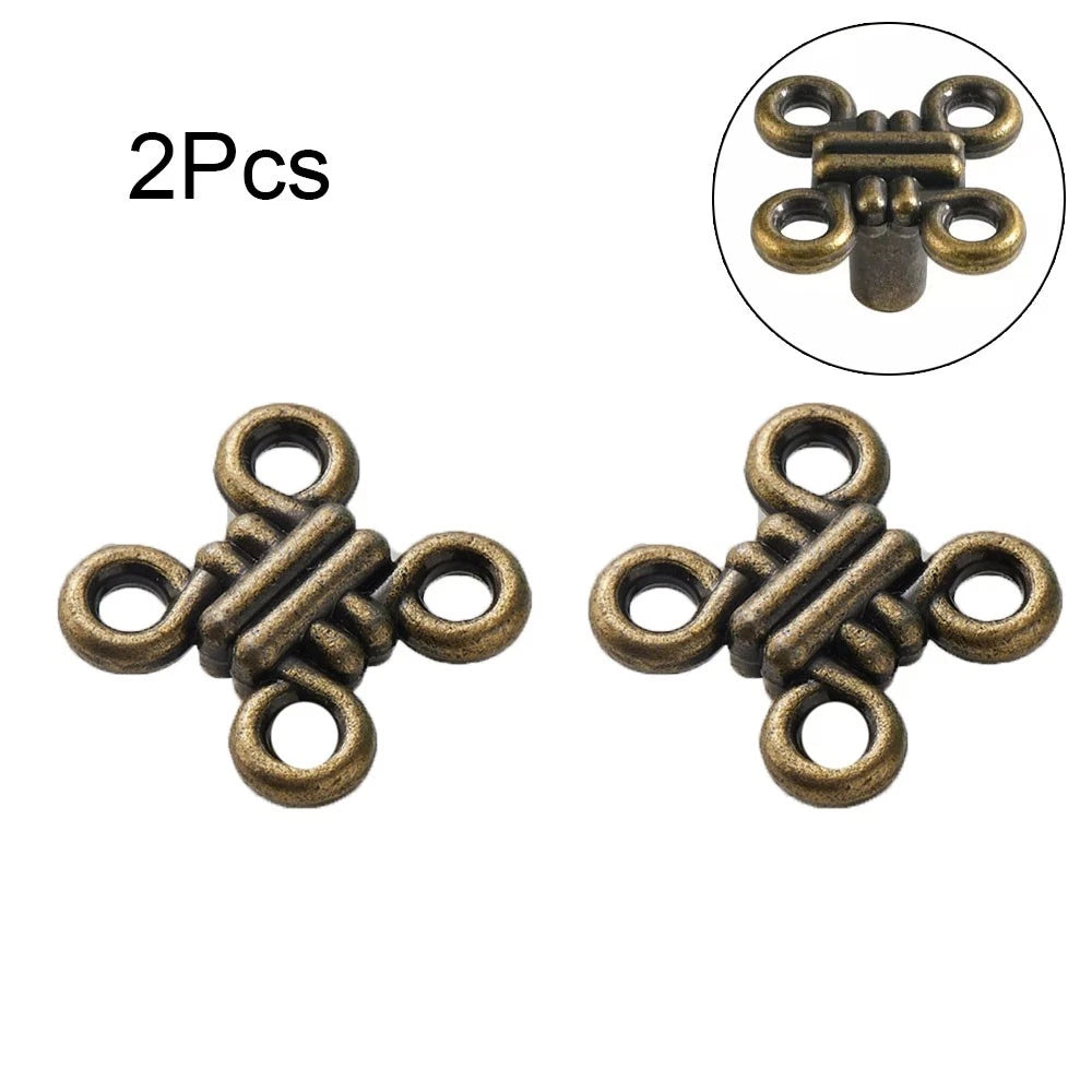 2X Zinc Alloy Antique Drawer Cabinet Door Knob Pull for
