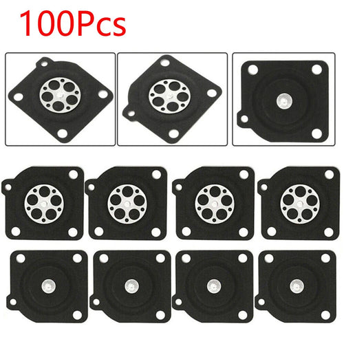 100Pcs Carburetor Metering Diaphragm Repair for Zama C1U (Chainsaw)