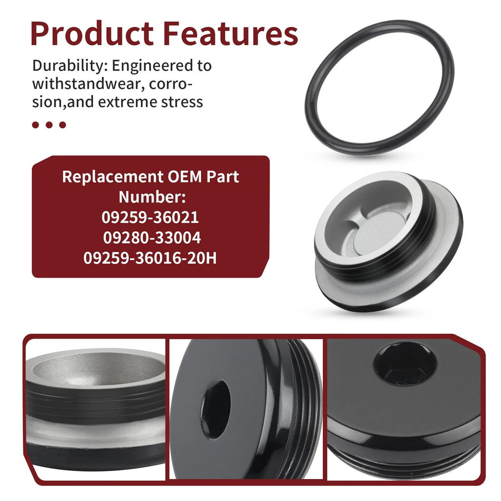 Crankcase Cover Plug O Ring for Suzuki GSX-R1000 (2001–2023), GSX-R750 (2000–2023), GSX-R600 (2001–2023)