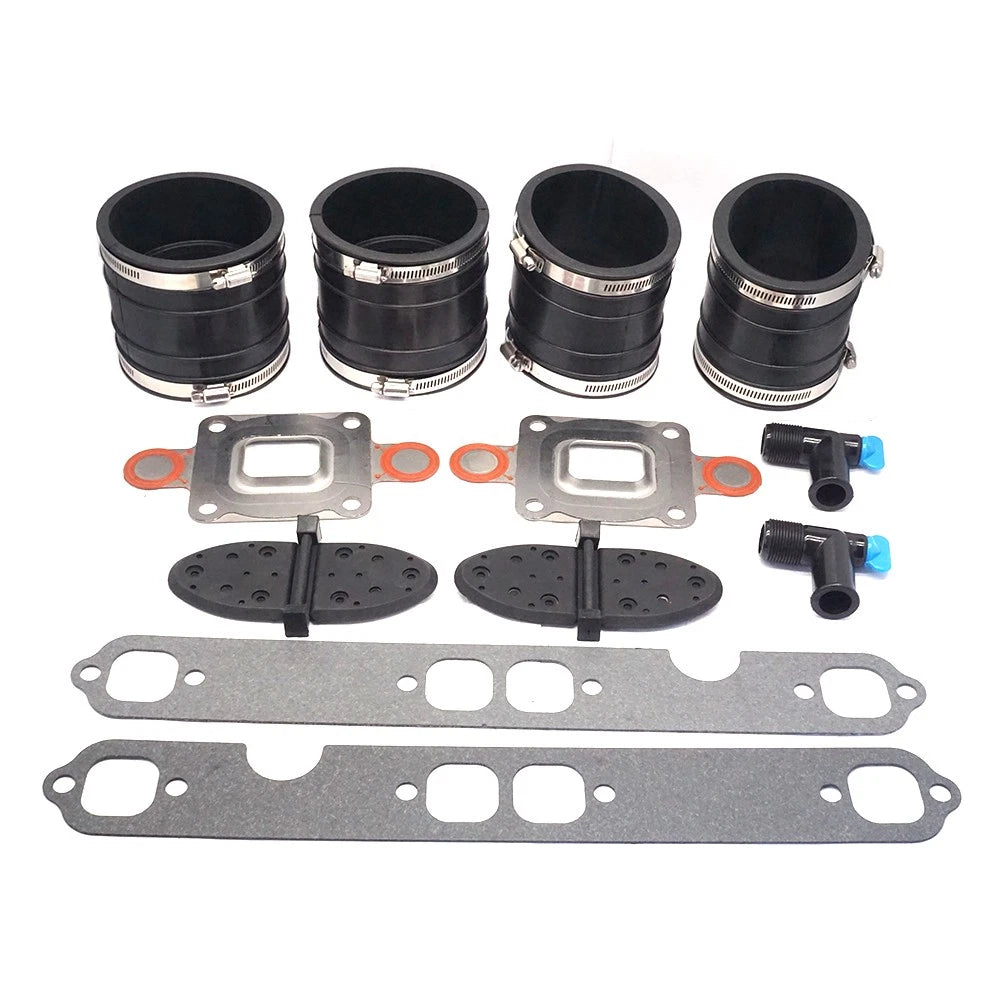 Exhaust Manifold Kit 32-14358T for MerCruiser GM V8 S.B. Dry Joint (2002–2004)