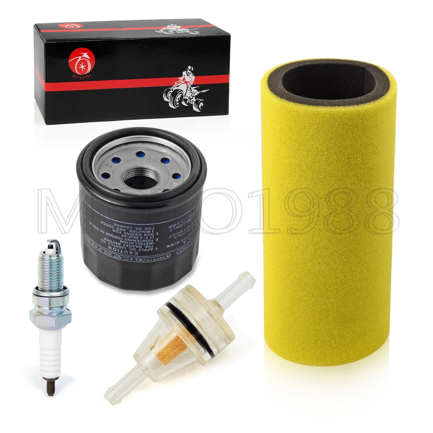 Pre-oiled Air Filter Cleaner Kit for Yamaha Rhino 660 YXR660F (2004–2007)
