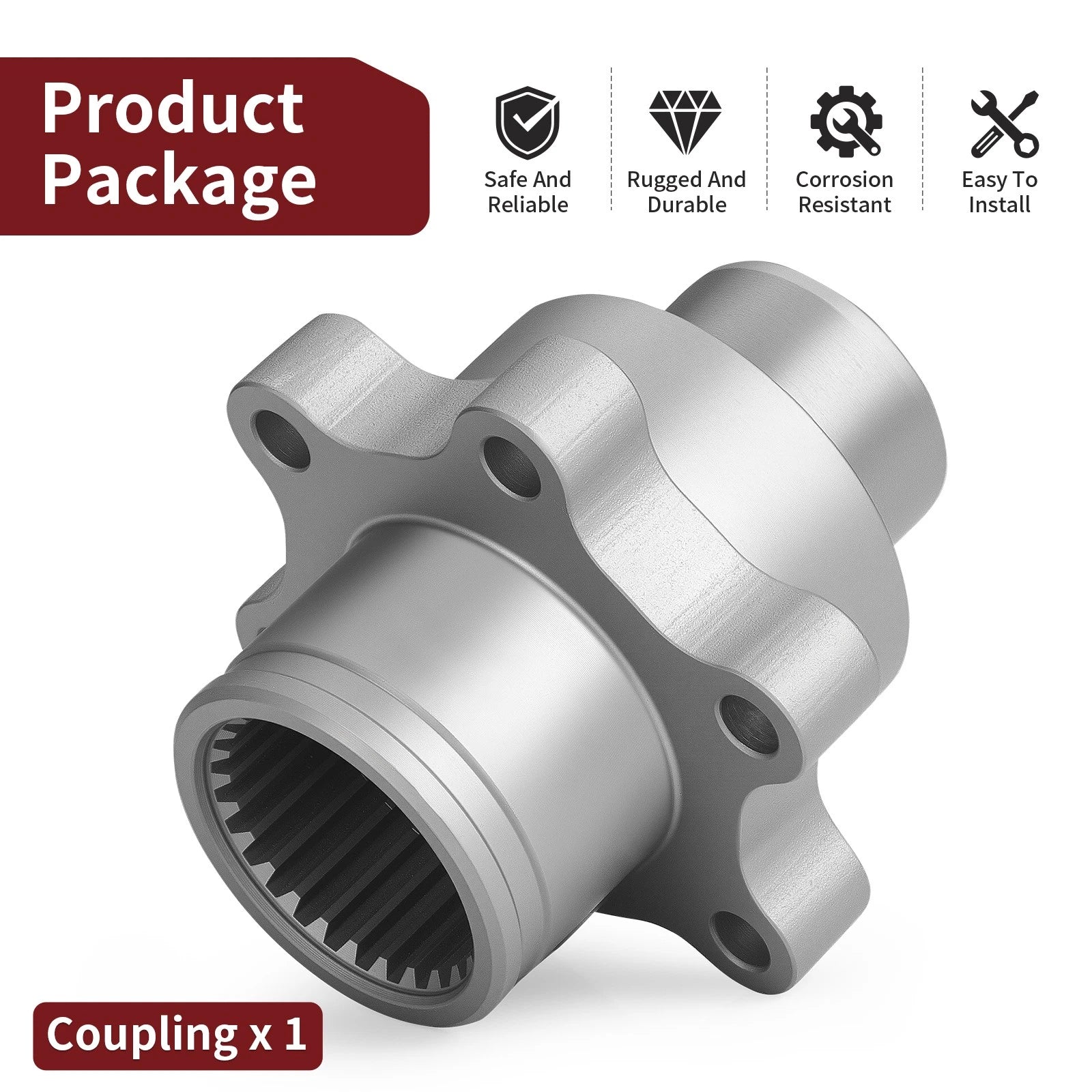 Drive Shaft Coupling 2HC-G6126-00-00 for Yamaha YXZ1000R SS SE (2017–2019, 2021)