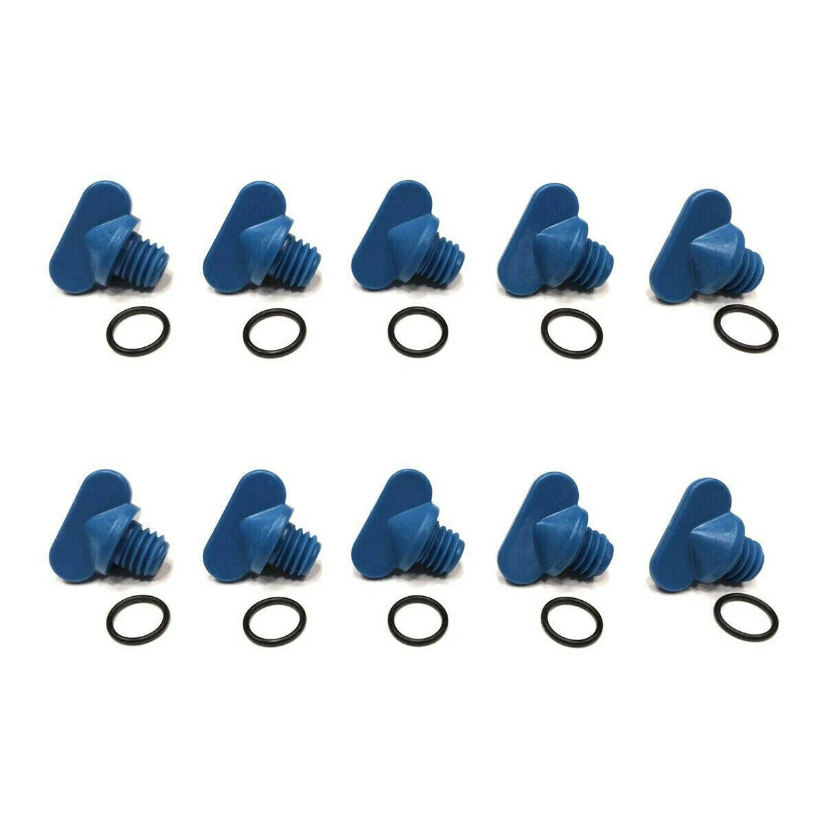 Pack of 10 Mercruiser Manifold Engine Block Drain Plug Kit 22-806608A02, 18-4226