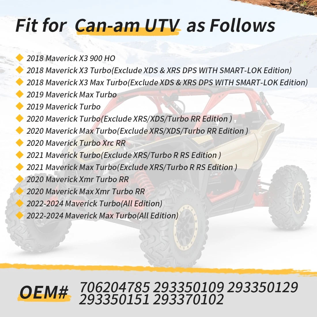 Front Left Knuckle Spindle & Bearing Kit for Can-Am Maverick X3 (2017–2023)
