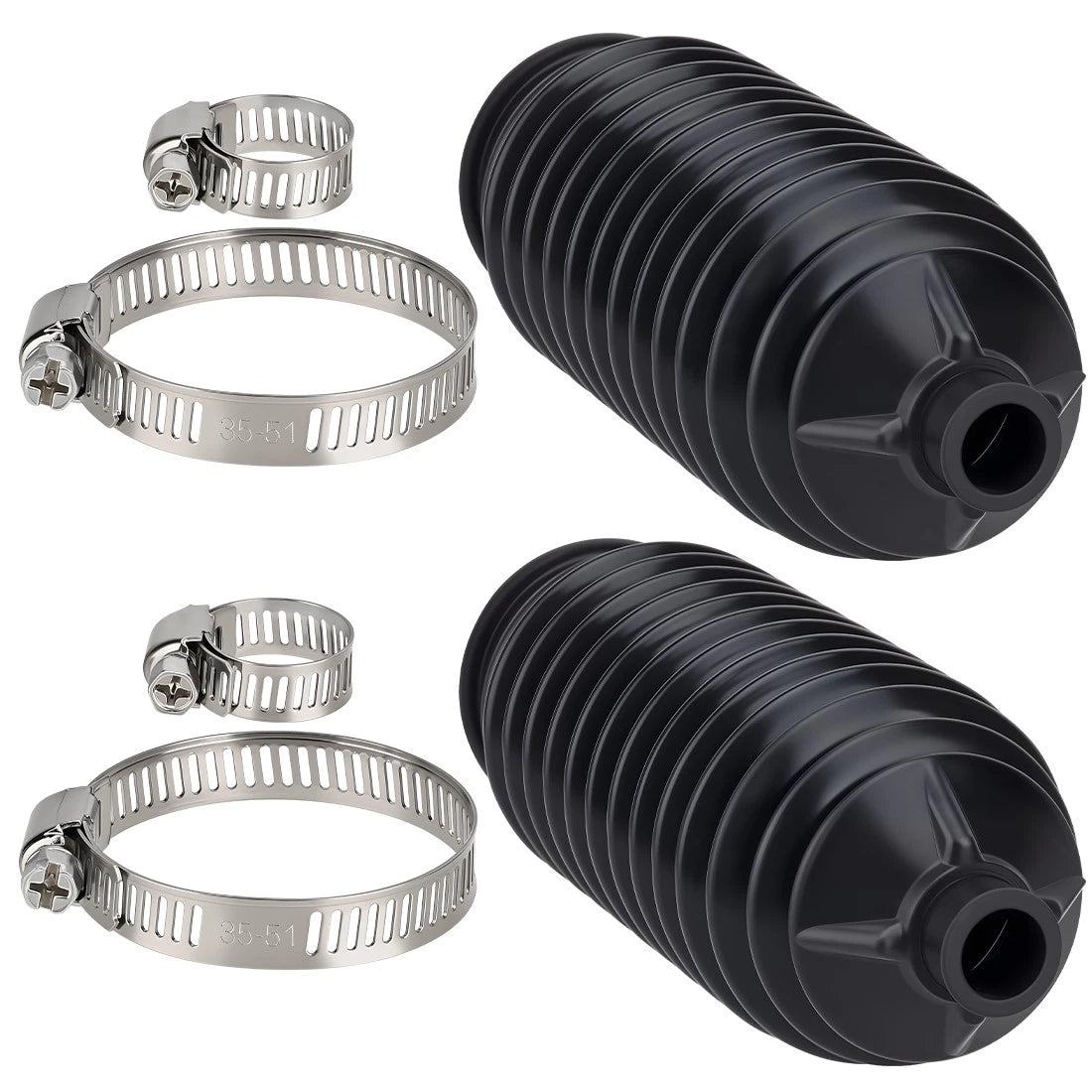 2 Tie Rod Boot & Clamp for Honda SXS1000M3 SXS1000M5 Pioneer 1000/-5 (2016–2024)