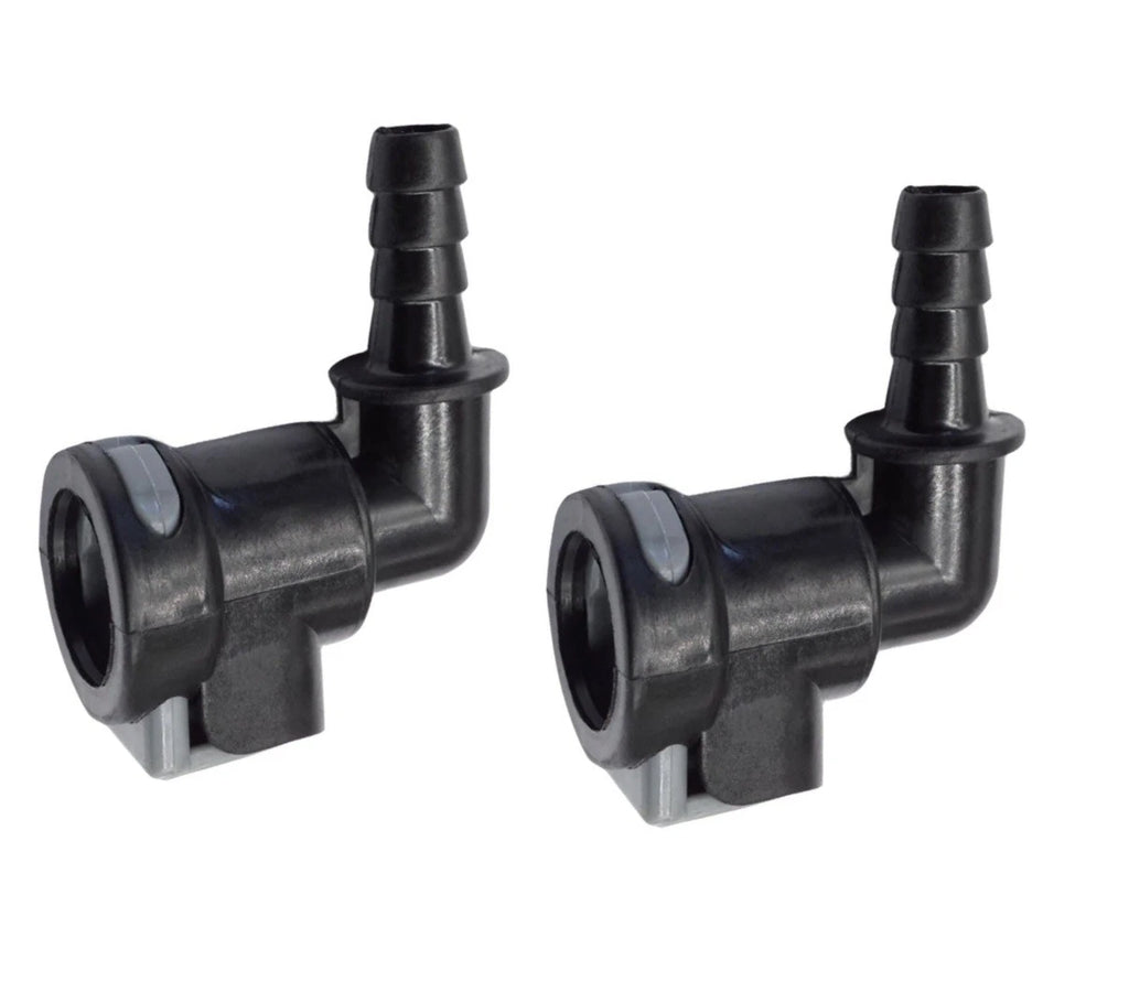 Set of 2 MerCruiser Gear Lube Monitor Elbow Fitting Q-Connector 22-861163