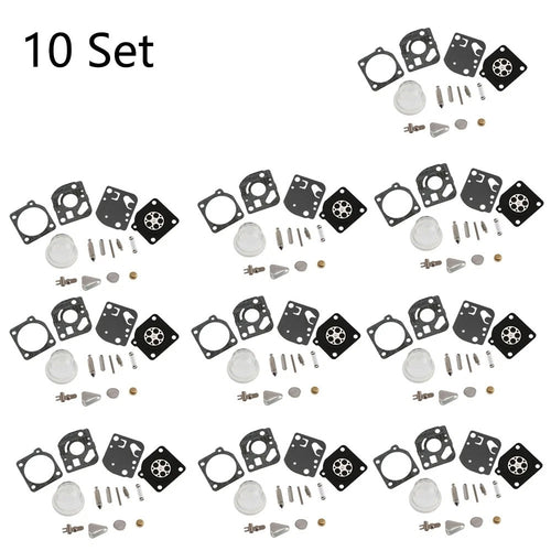 10 Set Carb Repair Kit for ZAMA C1U C1Q RB-47 (WeedEater Trimmer Blower)