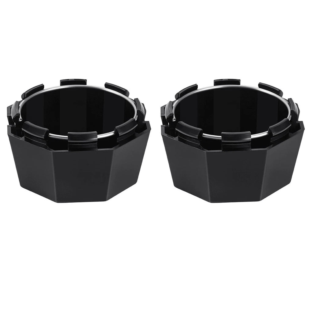 2X Matte Black Hub Caps for Polaris Sportsman 570 (2015–2025) 5451374-458