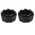 2X Matte Black Hub Caps for Polaris Sportsman 570 (2015–2025) 5451374-458