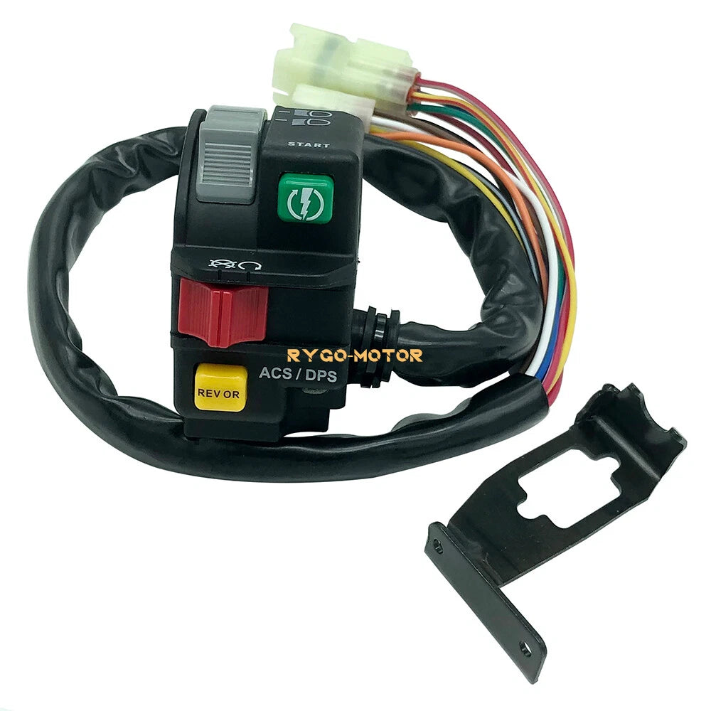 Handlebar Start Kill Stop Switch Headlight for Can-Am Outlander 1000 (2012–2015)