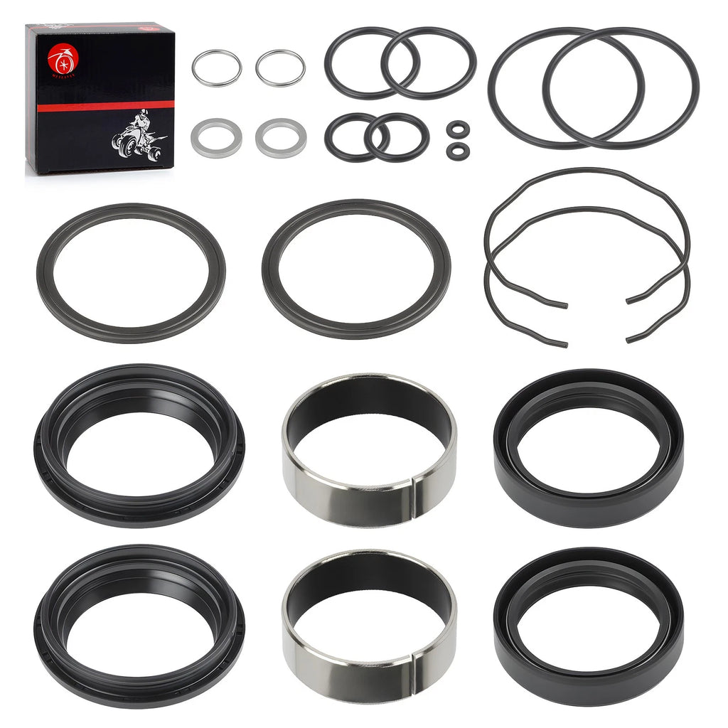 Fork Damper Bushing Dust Oil Seals Kit for Suzuki GSX-R600 GSX-R750 (2006–2019)