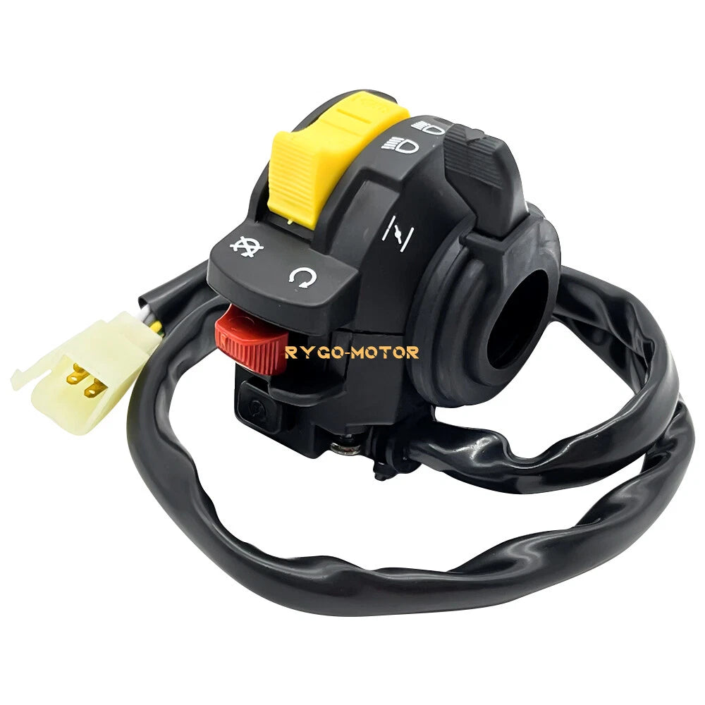 Left Handlebar Switch Start Headlight for Suzuki QuadRunner 500 (1998–1999)