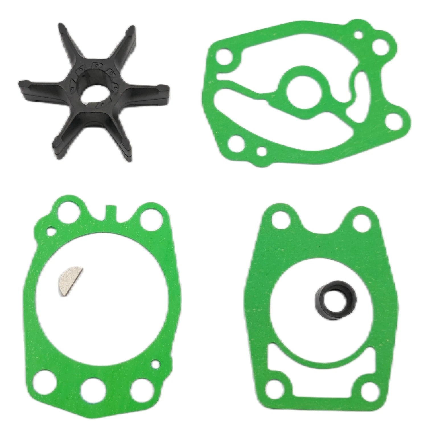 Water Pump Impeller Kit for Yamaha 2-Stroke 40 HP C40 Outboard (679-W0078-A0)