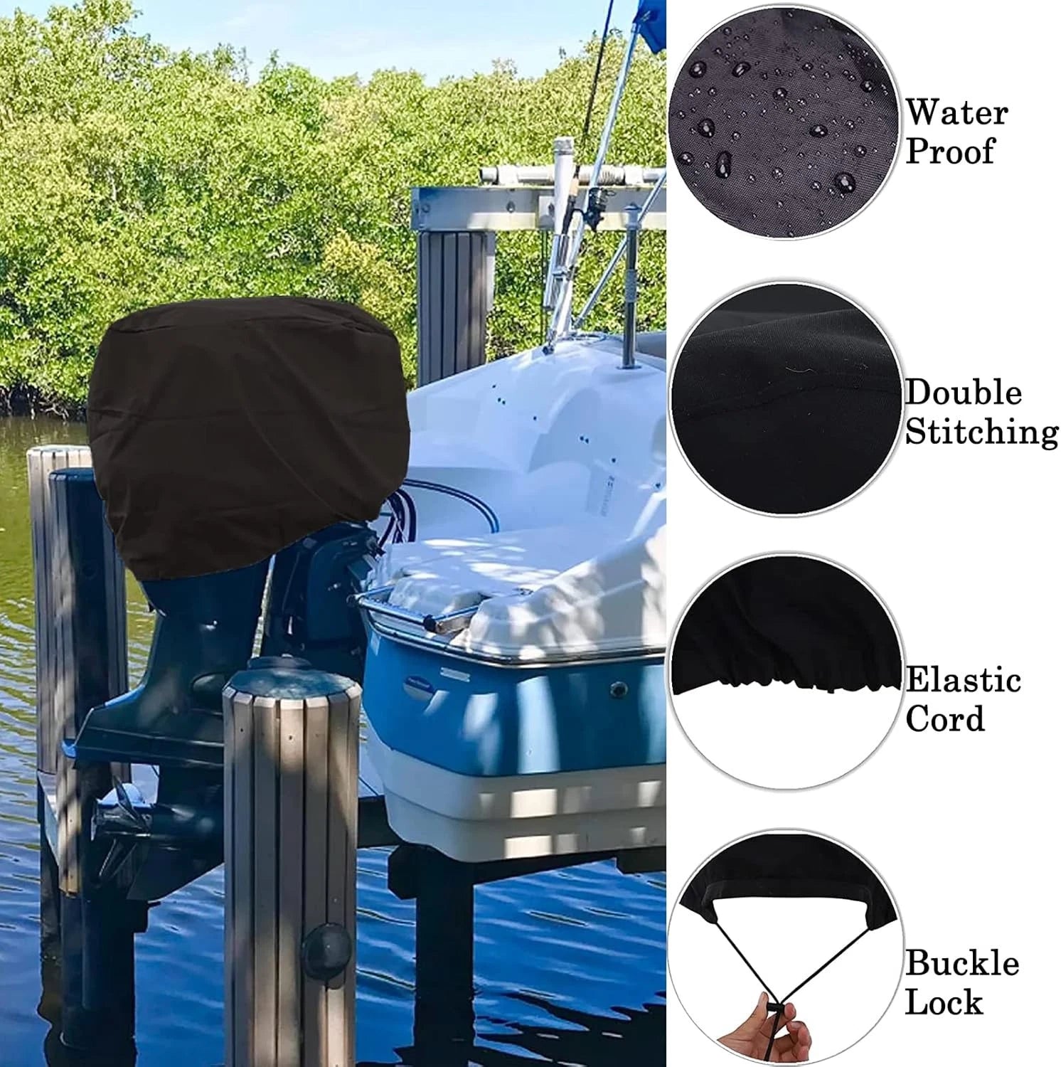 Outboard Motor Engine Cover for 15-30 HP (Universal)