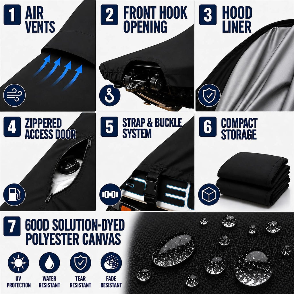 Jet Ski Cover for Sea Doo Bombardier XP Ltd (1998–1999) 1-2 Seater