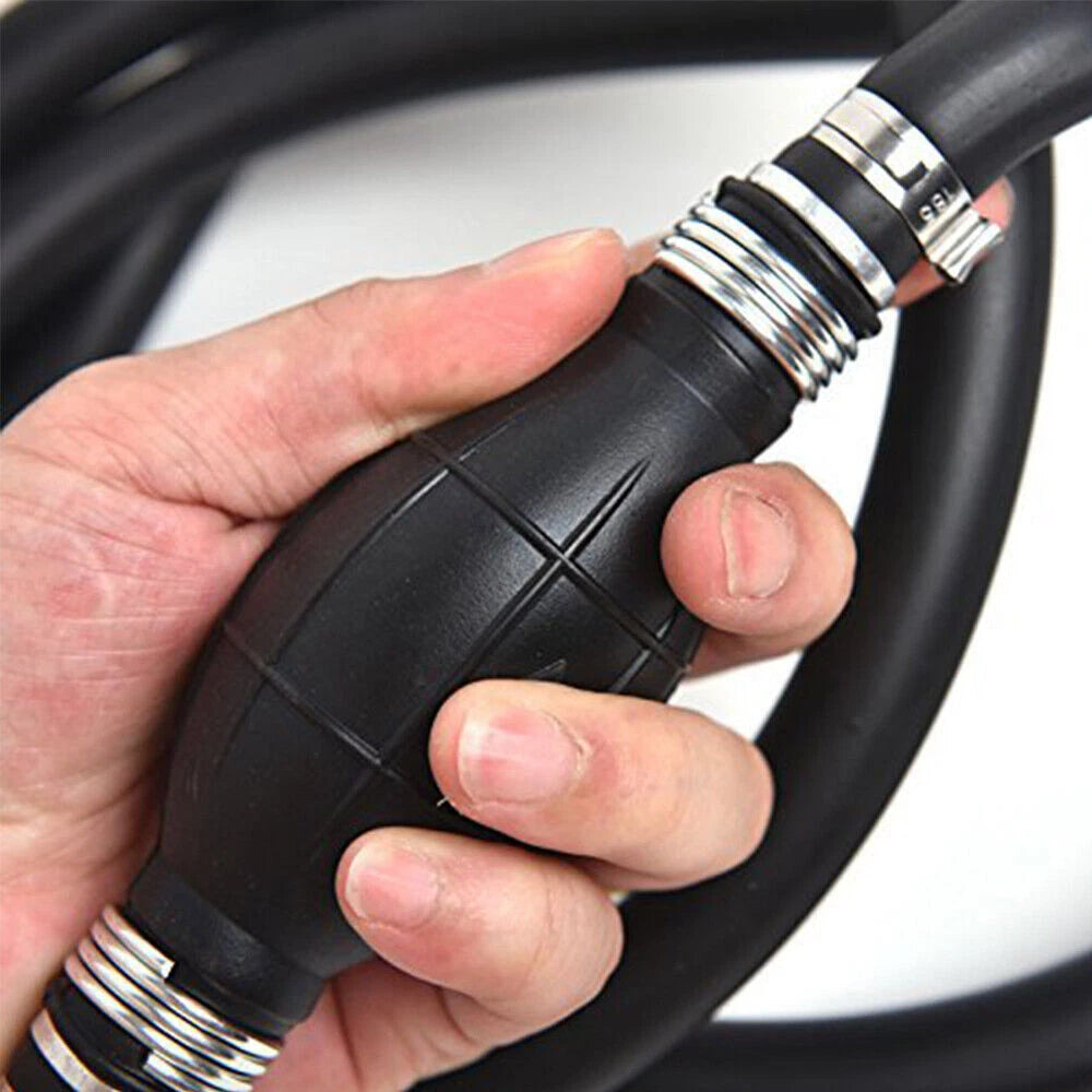 5/16" Universal Outboard Boat Motor Fuel Hose with Primer Bulb & Clamp
