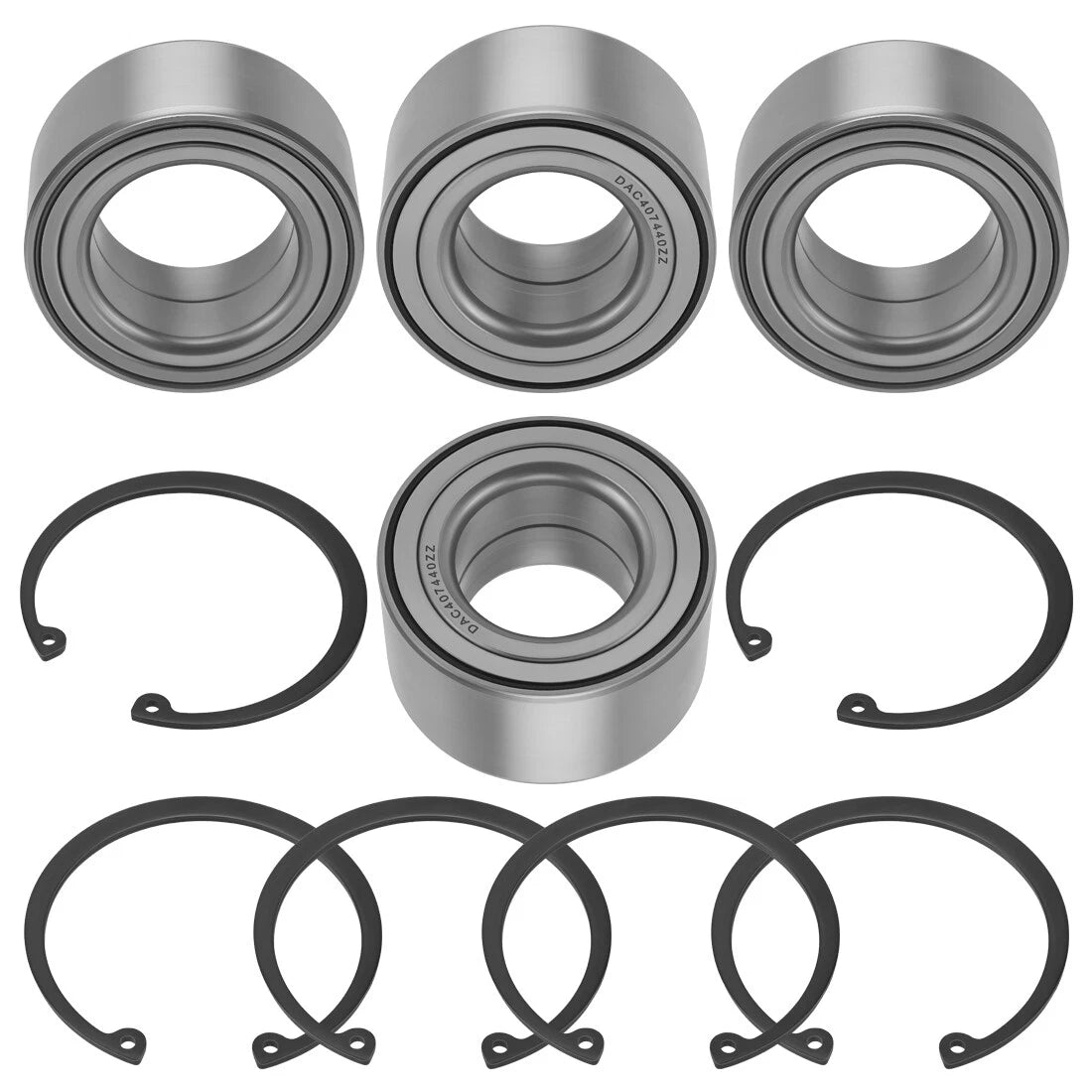 4 Front & Rear Wheel Bearings Kit for Polaris Ranger 900 / XP 900 Crew (2013–2019)