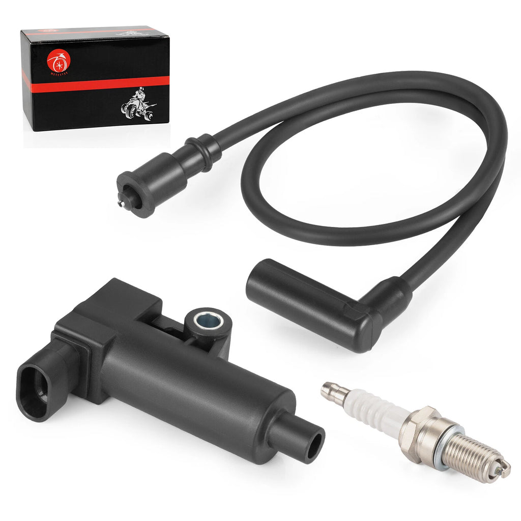 Ignition Coil & Spark Plug & Wire Cap for Coleman UT400 UT500 Axis 500 Spire 250