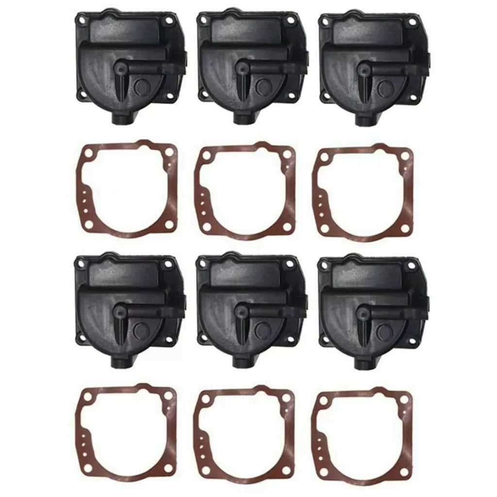 Set of 6 Carburetor Float Bowl Chambers for Johnson Evinrude 433000 0433000
