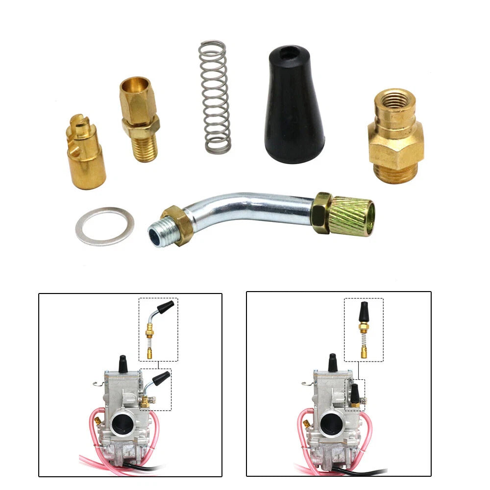 Carburetor Cable Choke Starter Plunger Kit for Mikuni TM/VM MK-413 (Fits 1970–2023)